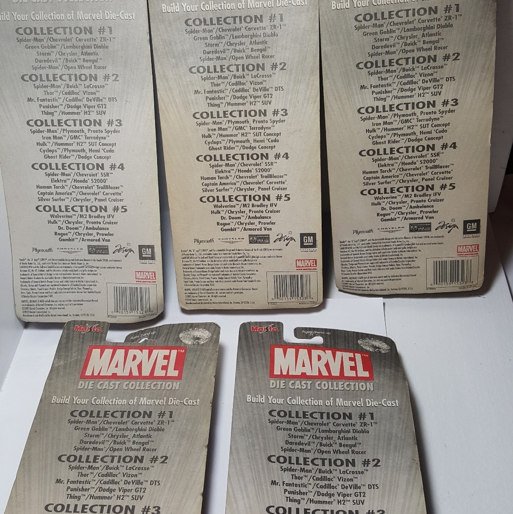 2002 Marvel Die-Cast Collection. View 5